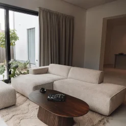 Hoeksalon SMILE Longchair Links Anthology Beige B260