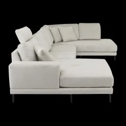 Hoeksalon SYLVESTER Longchair Links Movie 196 Shell B372