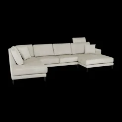 Hoeksalon SYLVESTER Longchair Rechts Movie 196 Shell B372