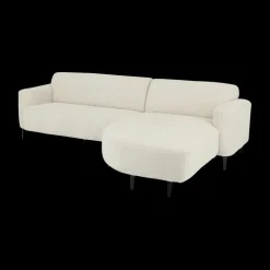 Hoeksalon THALIA Longchair Afgerond Rechts