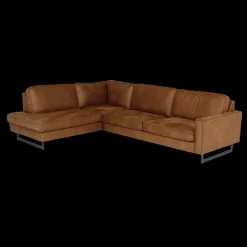 Hoeksalon VIDA Hoek Links Cognac