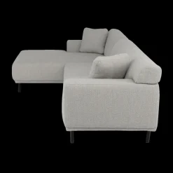 Hoeksalons QUILLO Longchair Links Grijs B325