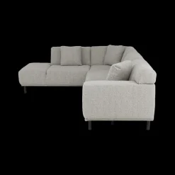 Hoeksalons QUILLO Zithoek Links Grijs B230