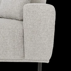 Hoeksalons QUILLO Zithoek Links Grijs B230