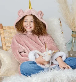 Hoodie UNICORN Poly Roze