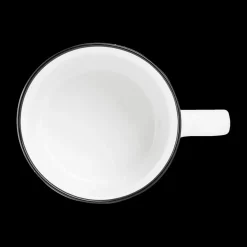 Jumbomok SEPS 48cl Wit/Rand Zwart