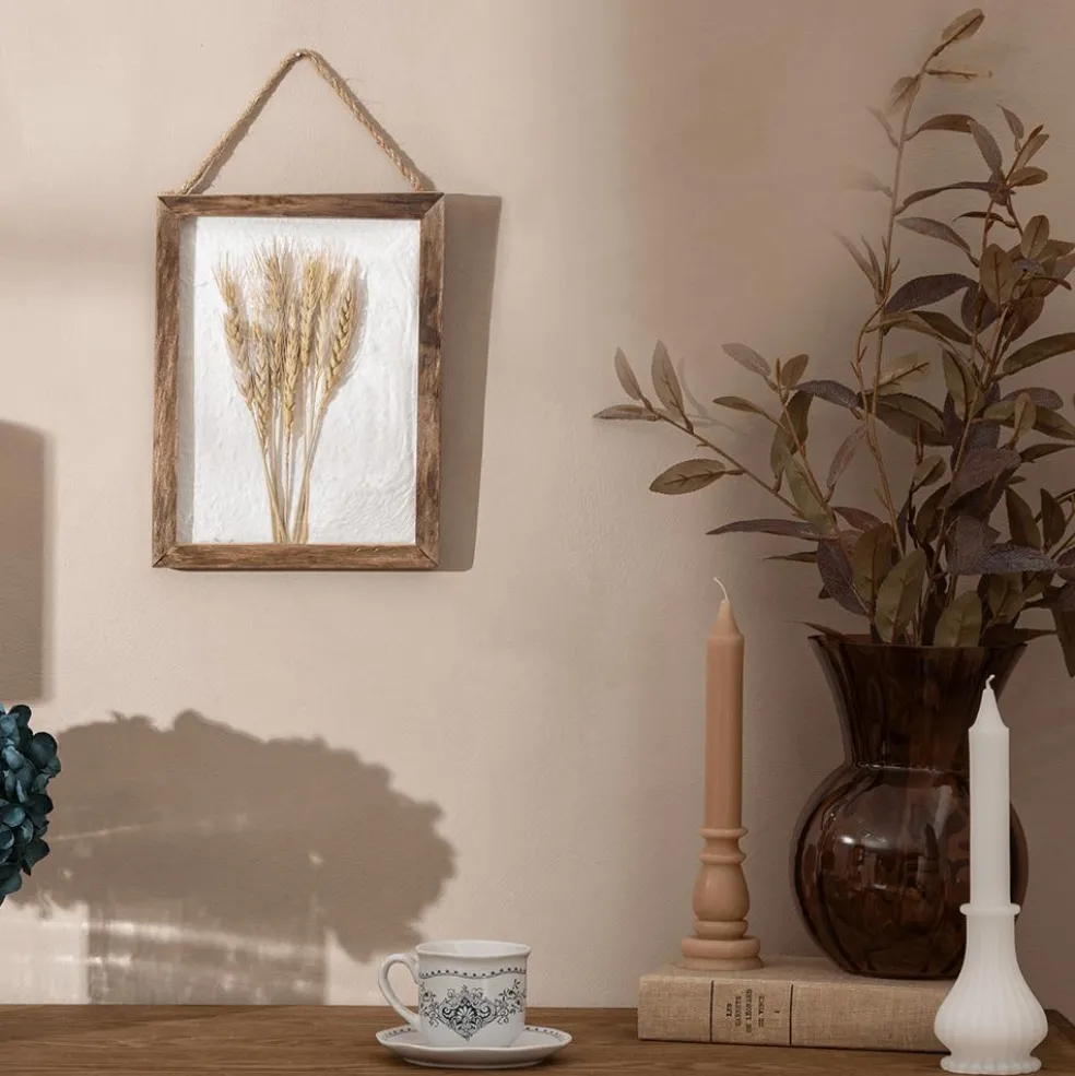 Kaars COTTAGE S/3 Wit/Roze Ass.