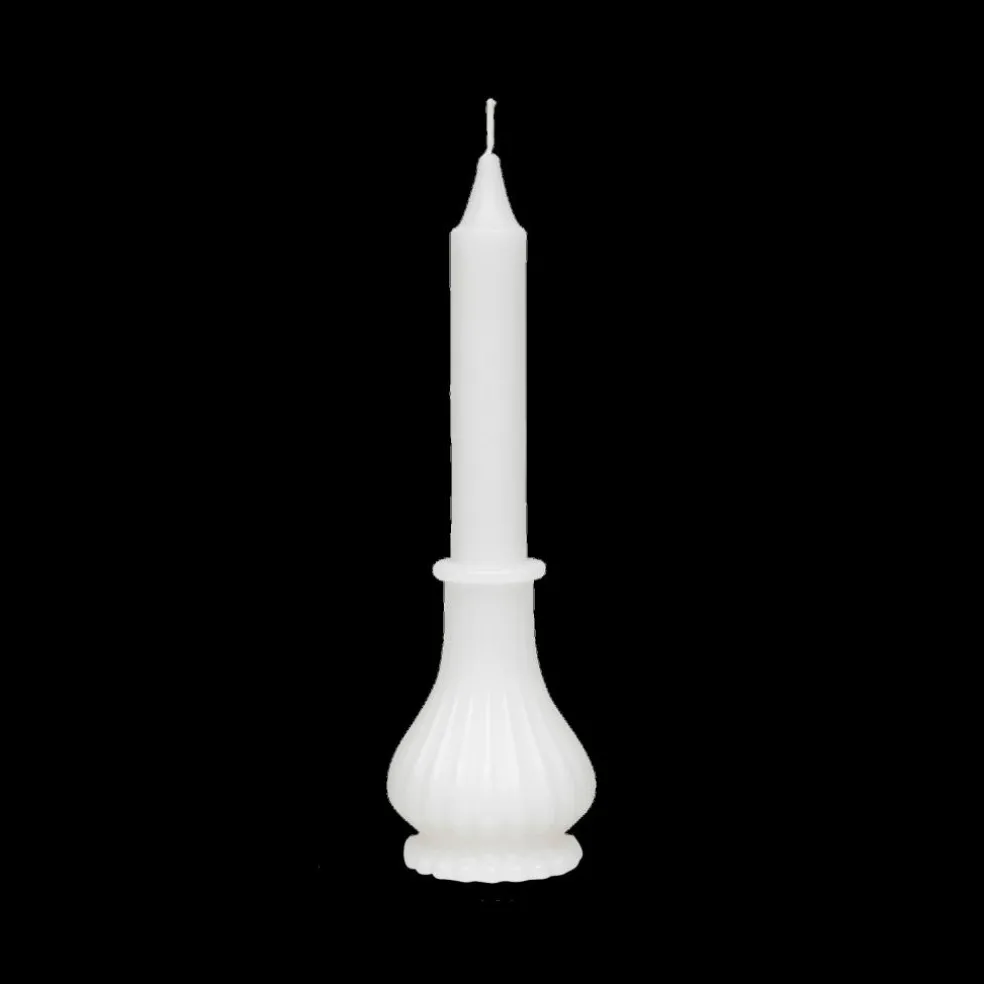 Kaars COTTAGE S/3 Wit/Roze Ass.