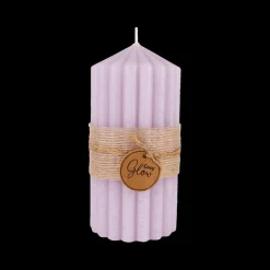 Kaars RIBBLE 14 Paars