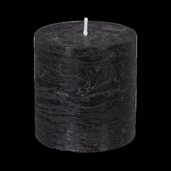 Kaars RUSTIC Cil. 7 Zwart