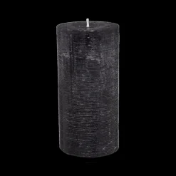 Kaars RUSTIC Cil. 14 Zwart