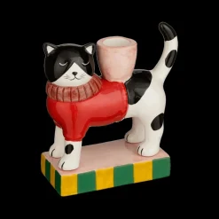 Kandelaar BENZEL Kat Trui Rood