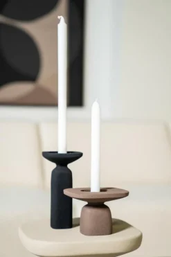 Kandelaar SQUER Alu Bruin S