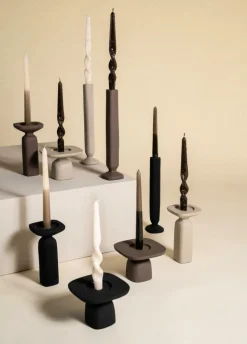 Kandelaar SQUER Alu Bruin S