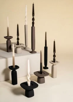 Kandelaar SQUER Alu Bruin M