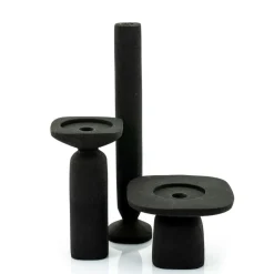 Kandelaar SQUER Alu Zwart S