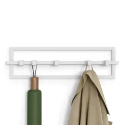 Kapstok CUBIKO 5H. Met. Wit