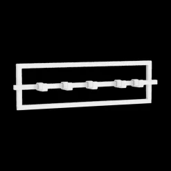 Kapstok CUBIKO 5H. Met. Wit