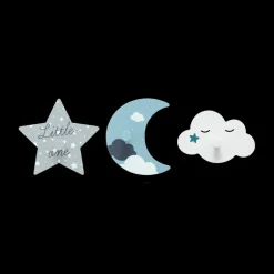 Kapstokhaak LOVE YOU Blauw