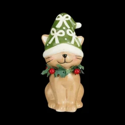 Kat BENZEL met Kerstmuts Groen