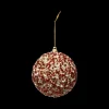 Kerstbal JULLEBALL Rood/Goud