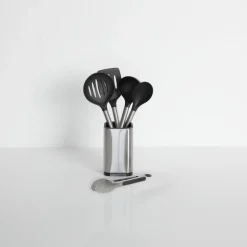 Keukengereiset COOKS 5Del. met Houder Inox