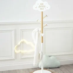 Kinderkapstok CLOUD Staand Hout Wit