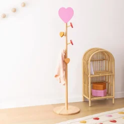 Kinderkapstok COEUR Hart Roze