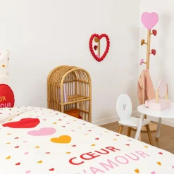 Kinderkapstok COEUR Hart Roze