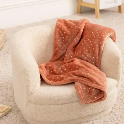 Kinderplaid FLANN Rood