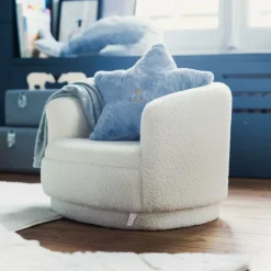 Kindersofa BOUCLIA Bouclé Ecru