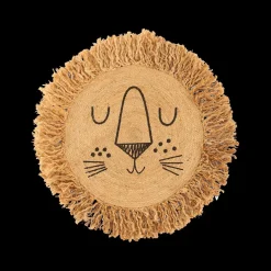 Kindertapijt LIONNE Leeuw Jute Nat.
