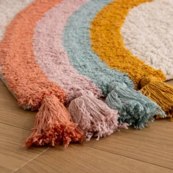 Kindertapijt RAINBOW Beige/Multi