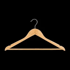 Kleerhanger Set van 8 JIV Hout Naturel