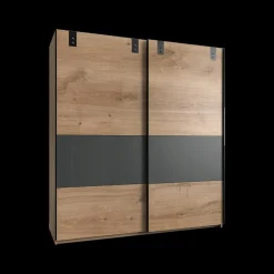 Kleerkast CYKEL Plankeneiche/Graphite B135