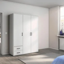 Kleerkast EDVIN Wit B140