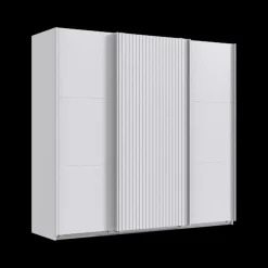 Kleerkast GERONA Wit/Latten Wit B250