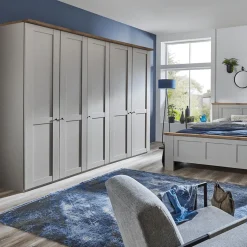 Kleerkast NAVAN Kiezelgrijs/Noors Eiken Decor B250