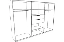 Kleerkast ULRIK Multicolor B270