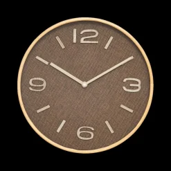 Klok ELLYS Stof Bruin