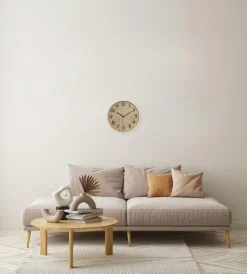 Klok IRKIS Rnd MDF Naturel