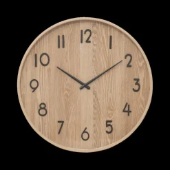 Klok IRKIS Rond Ø55 Houtlook Naturel