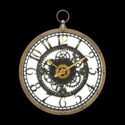 Klok LIANOI Zwart/Brons