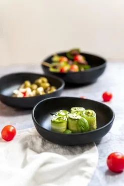 Kom BLACKSTONE 16 Melamine Zwart