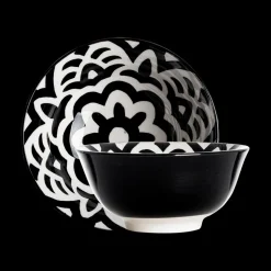 Kom PETISSO Ø15.7 Tile Zwart/Wit