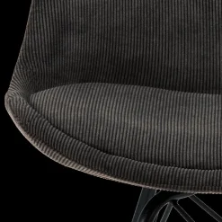 Kuipstoel KORDELIO Wind fabric anthracite 40