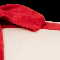 Kussen GIFTY Beige met Strik Rood