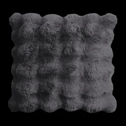 Kussen RABBIT Fake Fur Grijs