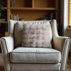 Kussen RABBIT Fake Fur Taupe