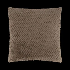 Kussen TADDL 45 Poly Faux Fur Grijs